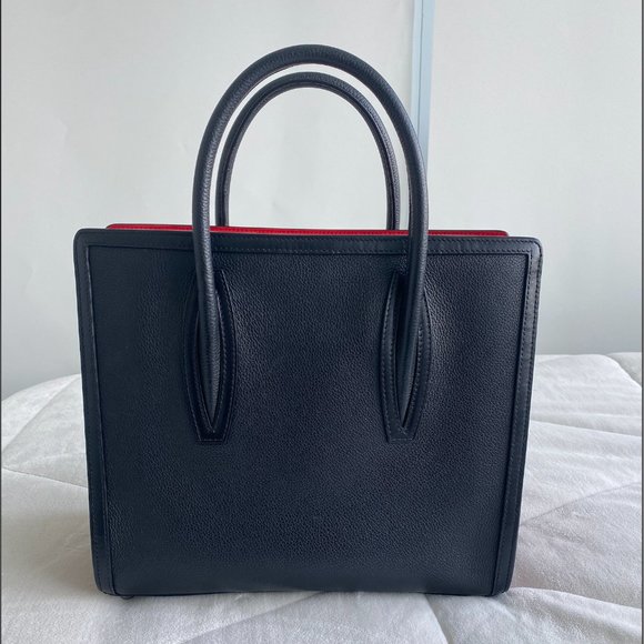 Christian Louboutin Black and Red Shoulder Bag - Picture 8 of 11